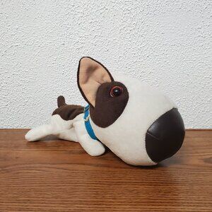 Plush The Dog Artist Collection - Brown and White w/ Leather Nose Stuffed Animal